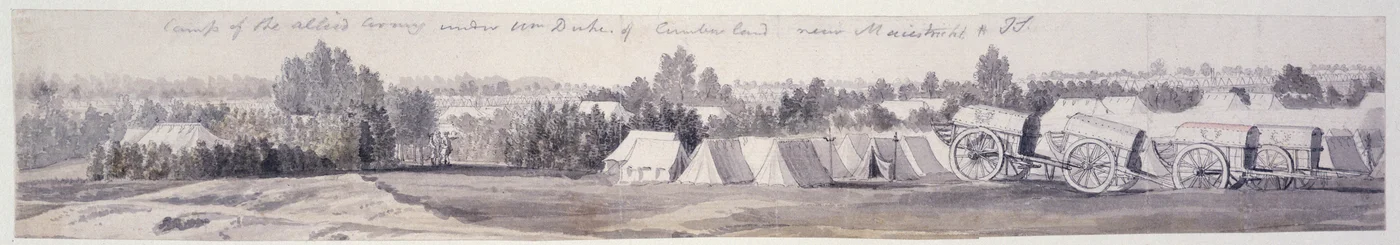 Encampment at Maestricht, 1747